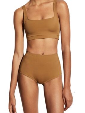 Vince Nu Swim Bikini cosmo top high waist bottoms Top Size M Bottom Size S